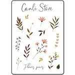 Samolepky Canli - Flower (A6) – Zboží Živě