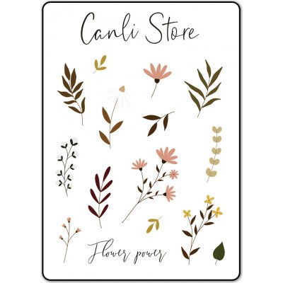 Samolepky Canli - Flower (A6) – Zboží Živě