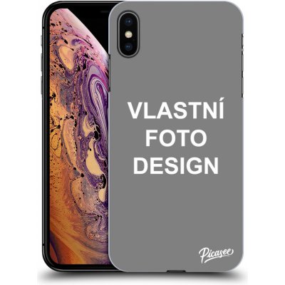 Pouzdro Picasee silikonový Apple iPhone XS Max - Vlastní design/motiv černé – Hledejceny.cz