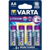 Baterie primární Varta Lithium AA 4ks VARTA-6106/4B