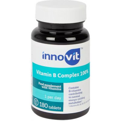 Innovit Vitamin B Complex 100% 180 tablet – Zbozi.Blesk.cz