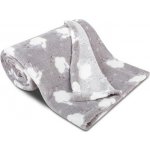 Sleep-well Dětská deka z mikroflanelu s ovečkami světle šedá – Sleviste.cz