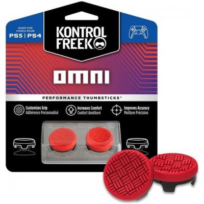 KontrolFreek Omni (Red) PS4/PS5 Extended Controller Grip Caps – Zboží Mobilmania