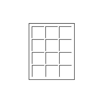 LEUCHTTURM Plata na mince S modré Velikost 1 pole 50 x 50 mm – Zboží Dáma