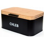 Jednodílný chlebník Eurokitchen béžový, černý kov – Sleviste.cz