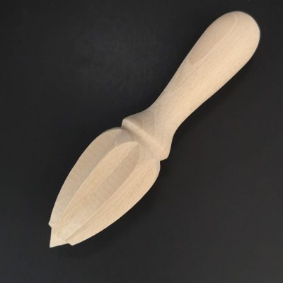 AMADEA Dřevěný ruční lis na citrusy, masivní dřevo, délka 15 cm – Zboží Dáma