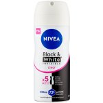 Nivea Invisible Black & White Clear deospray 100 ml – Zbozi.Blesk.cz