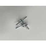 Trhací nýty 200 ks (4,8 x 16 mm, pr. hlavy 16 mm) – Zboží Mobilmania