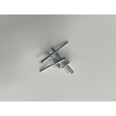 Trhací nýty 200 ks (4,8 x 16 mm, pr. hlavy 16 mm) – Zboží Mobilmania