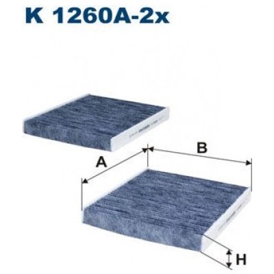 FILTRON Kabinový filtr K 1260A-2x – Zboží Mobilmania