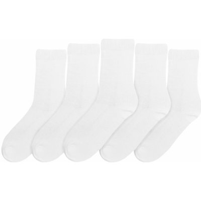 Darré dámské ponožky vysoké ze 100% bavlny bílé – Zboží Mobilmania