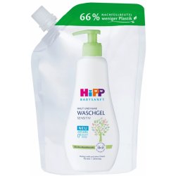 HiPP Babysanft mycí gel na pokožku i vlásky, náhradní náplň 400 ml