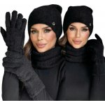 Fashionweek Dámský komplet čepice + nákrčník S3051 Černá – Hledejceny.cz