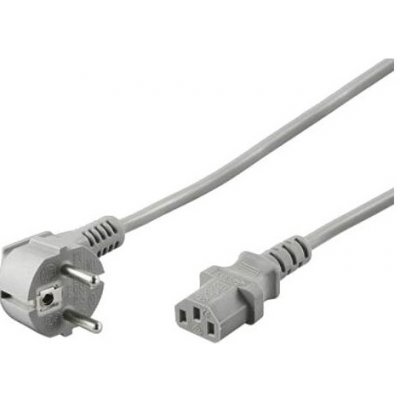 PremiumCord 240V 2m CEE7 pravoúhlý/IEC C13 šedý kpsp2g – Sleviste.cz