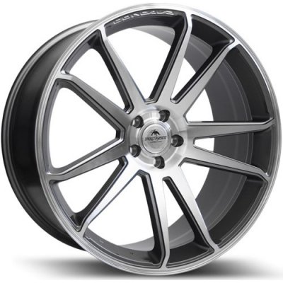 Forzza Solo 10,5x22 5x112 ET38 grey face machined – Hledejceny.cz