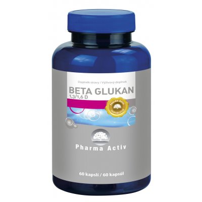 Pharma Activ Beta Glukan 1 3 1 6 D 60 kapslí