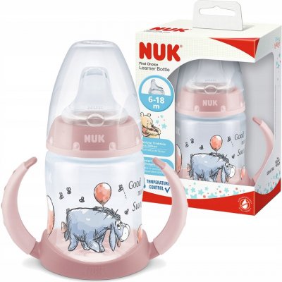 Nuk Disney Medvídek Pú s kontrolou teploty béžová 150 ml – Zboží Mobilmania