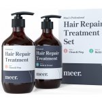 meer. Sada pro poškozené vlasy (šampon a kondicionér pro poškozené vlasy 500 ml a 500 ml ) – Sleviste.cz