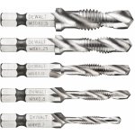 Sada závitníků DeWALT DT50060-QZ M4, M5, M6, M8, M10 vhodných pro rázové nářadí – Zboží Mobilmania