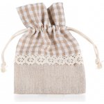 HOME DECOR Pytlík dekorativní SQUARE 10 x 13 cm světle hnědý – Hledejceny.cz