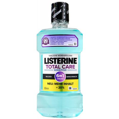 Listerine Total Care Sensitive ústní voda pro kompletní ochranu citlivých zubů 600 ml – Hledejceny.cz