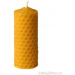 Pleva Svíčka ze včelího vosku 3 x 6,7 cm – Zboží Mobilmania