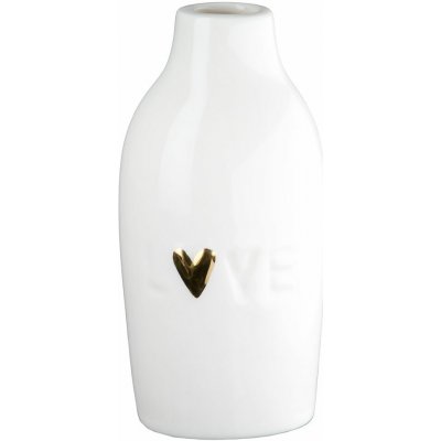 Porcelánová váza srdce Lots of Love bílá, 5x10 cm – Hledejceny.cz