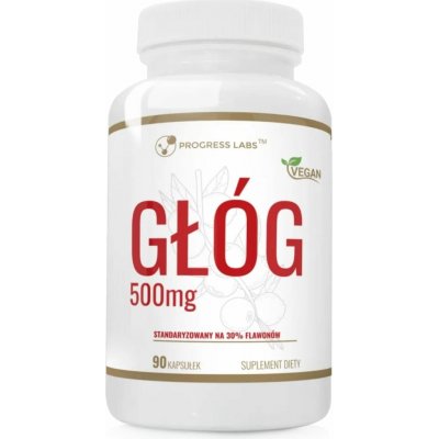 Progress Labs Extrakt z hlohu 500 mg 90 kapslí – Hledejceny.cz