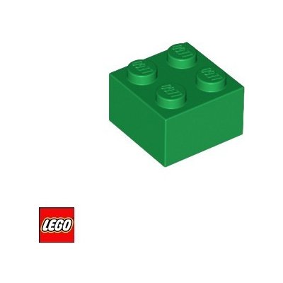 LEGO® 3003 KOSTKA 2x2 Zelená – Hledejceny.cz