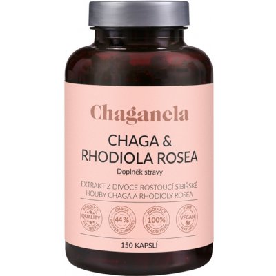 Chaganela Čaga s rodiolou rosea 150 kapslí – Hledejceny.cz