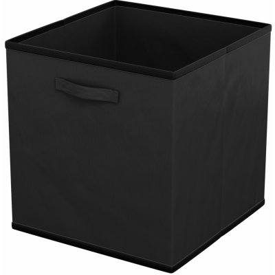 Intirilife 6x skládací látkový úložný box 26,7 x 26,7 x 28 cm černá – Zbozi.Blesk.cz