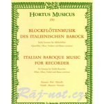 Italian Baroque Sonatas for Treble Recorder altovou flétnu a klavír – Sleviste.cz