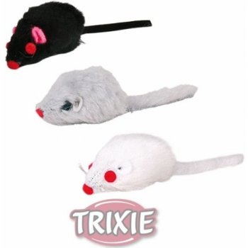 Trixie hračka kočka Myš 5cm kožešinová Šedá