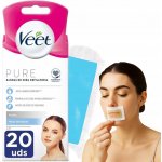 Veet Pure DEPILAČNÍ PÁSKY NA OBLIČEJ pro citlivou pleť 40 ks – Hledejceny.cz