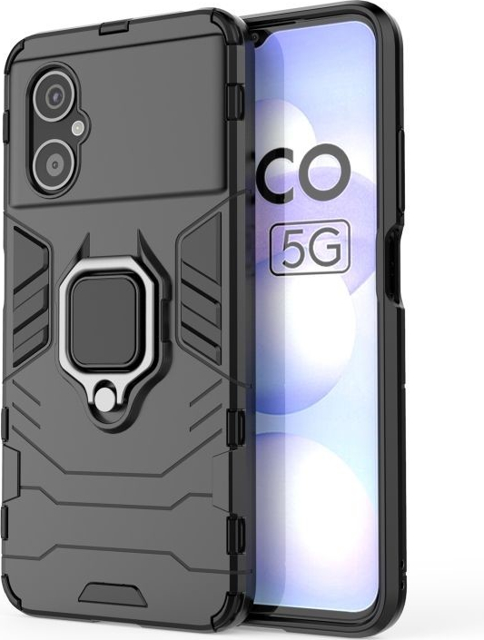 Pouzdro Ring Armor Xiaomi Poco M5 / M4 5G černé