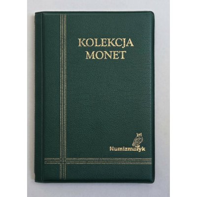 Numizmatyk Album na mince 144ks 35 x 40 mm 12 listů zelené – Zboží Dáma