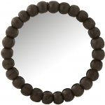 J-Line Černé dřevěné závěsné zrcadlo Perle 80 cm – Hledejceny.cz