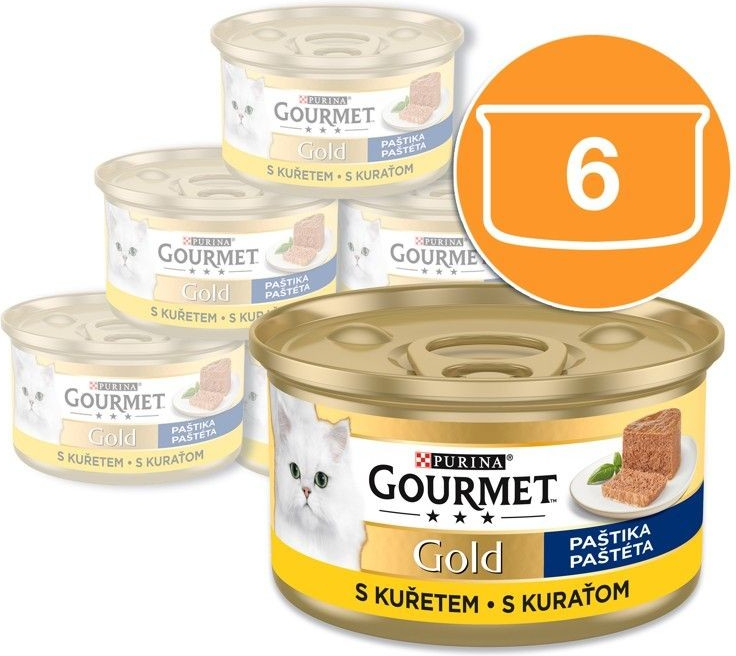 Gourmet Gold s kuřecím masem 6 x 85 g