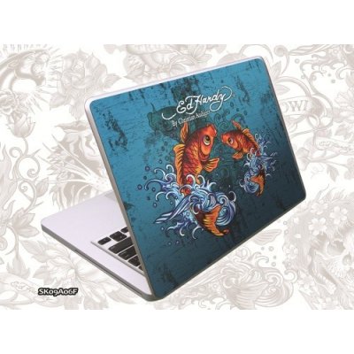 ED HARDY Tattoo Notebook Skin Fashion 2 - Koi Fish blue – Hledejceny.cz