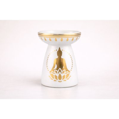 Andivo aroma lampa Buddha lotos keramická 11,5 cm bílá – Hledejceny.cz