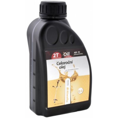 Riwall PRO Celoroční olej pro 2-taktní motory 500 ml