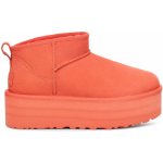 UGG W CLASSIC ULTRA MINI PLATFORM 1135092-VCRL oranžový – Hledejceny.cz