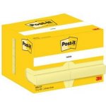 3M POSTIT Samolepicí blok poznámkových lístků, 51 × 76 mm, 12 × 100 listů, 3M POST-IT, kanárkově žlutý 7100290170 – Hledejceny.cz