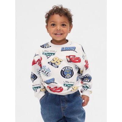 Gap Baby mikina & Cars VintageSoft Bílá – Hledejceny.cz