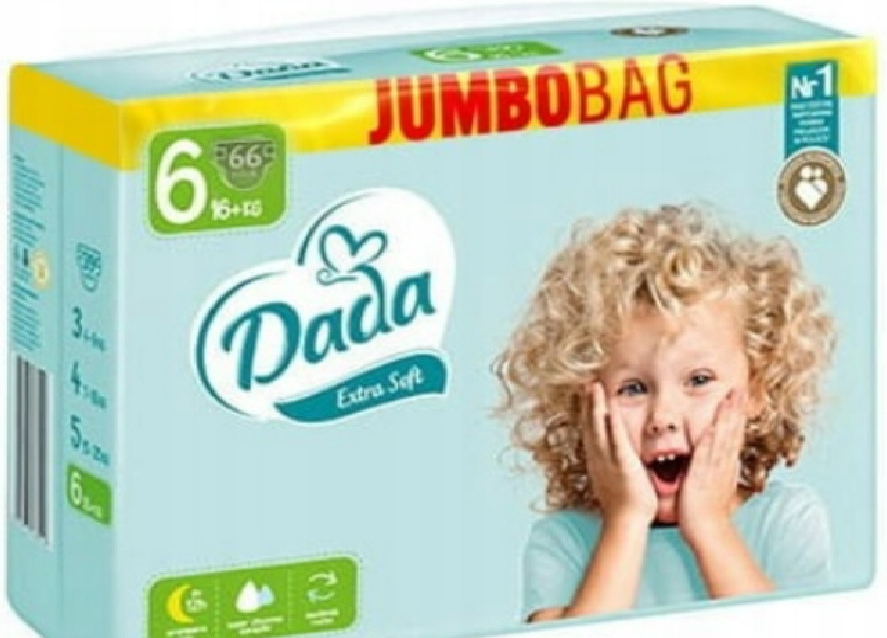 DadaJUMBOBAG Extra Soft 6 16+ kg 66 ks