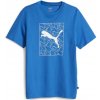 Pánské Tričko Puma pánské triko Graphic Cat Tee Blue modrá