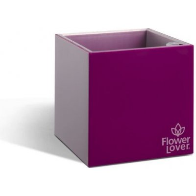 Plastkon FLOWER LOVER cubico 9x9x9 cm fialové – Zboží Mobilmania