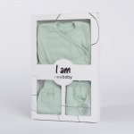 New Baby 7-dílná kojenecká soupravička do porodnice I AM I AM Růžová – Zboží Dáma