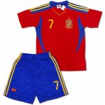 SP SPAIN fotbalový dres a trenýrky komplet Španělsko s potiskem číslo 7 – Zboží Mobilmania