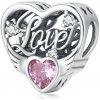 Přívěsky Royal Fashion stříbrný přívěsek Srdce lásky BSC528
